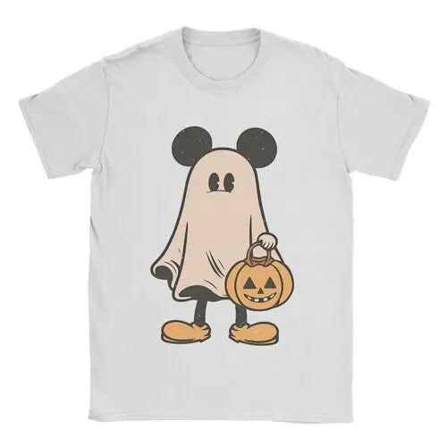 Retro Mickey Minnie Halloween párové trička Mickey Ghost Minnie Ghost tričko Strašidelná sezóna tričko Disney Halloween