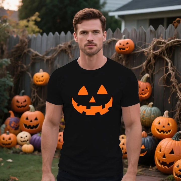 MAIHUN Halloween Dětské tričko s dýní pro muže Hocus Pocus Trička s dýňovou tváří Vtipné tričko 3D potisk pánské tričko