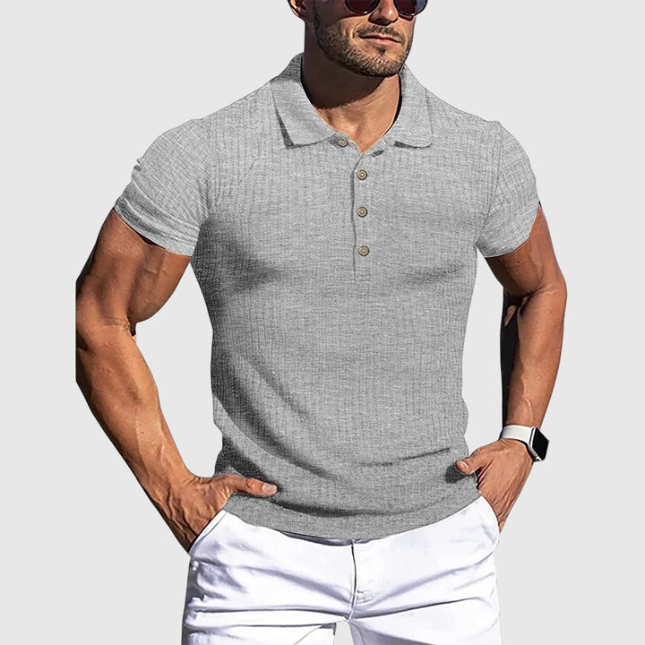 Libuše- Elegantní pruhovaná polo košile