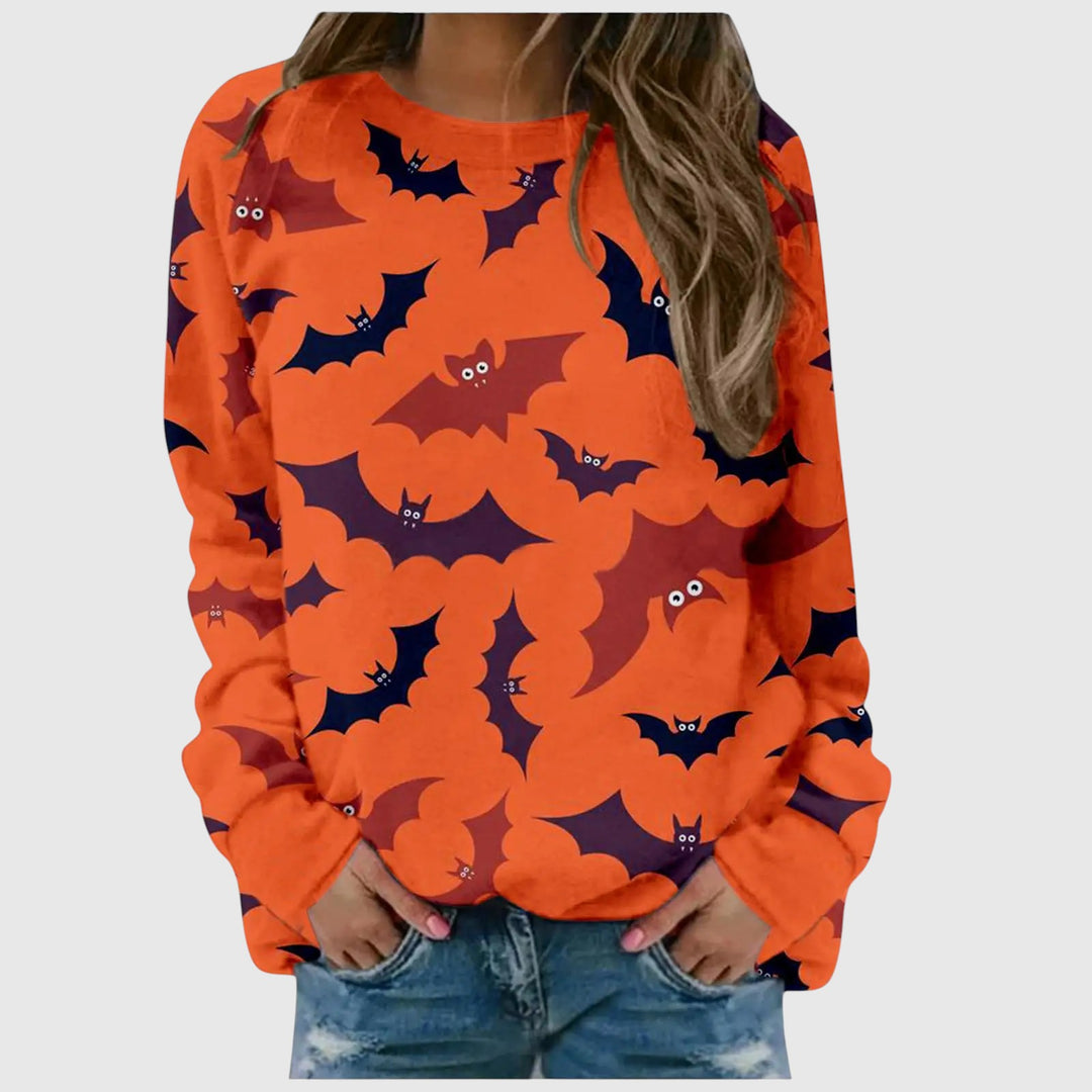 Libuše– Strašidelná mikina s netopýrem