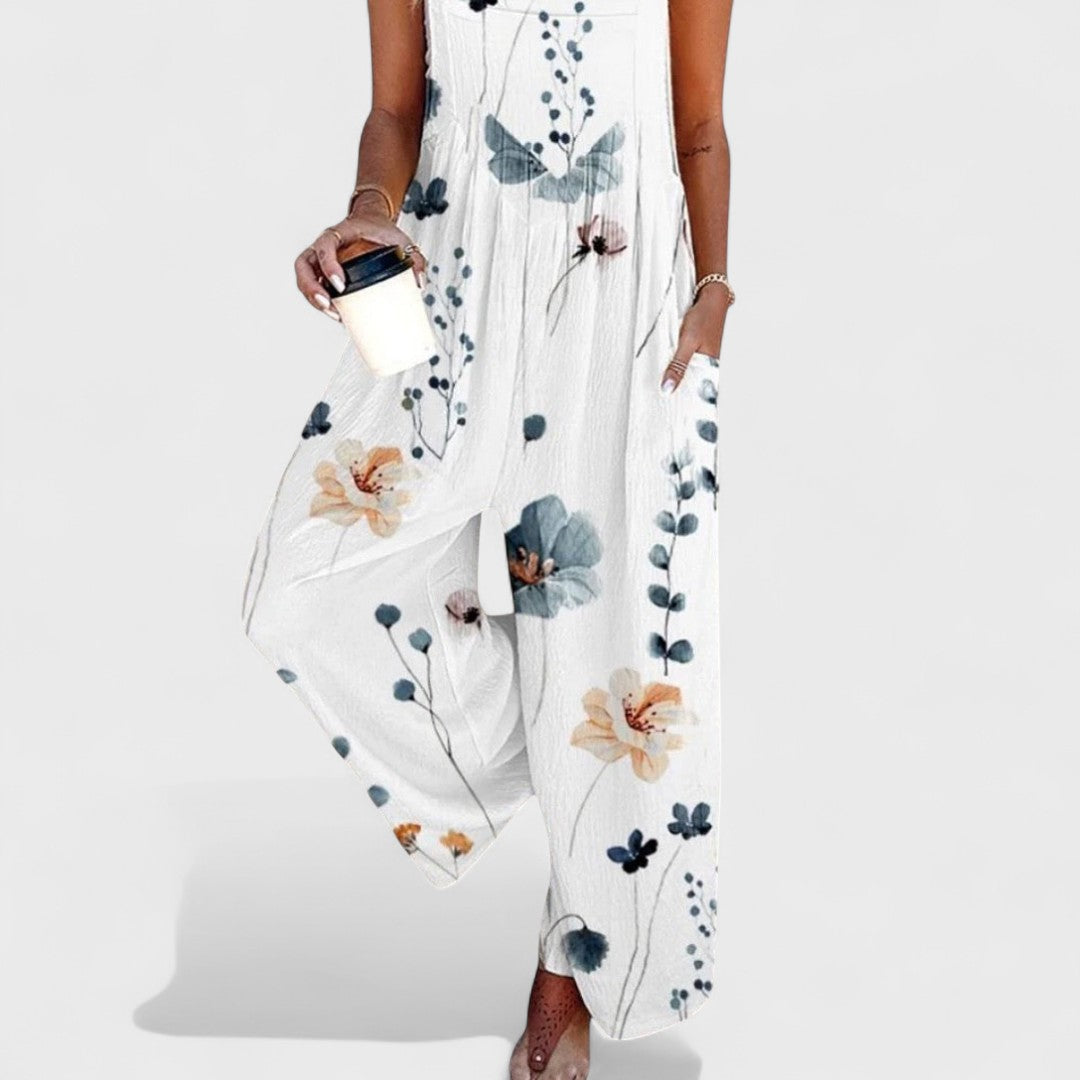 Agáta - Letní Overal s Květinovým Vzorem