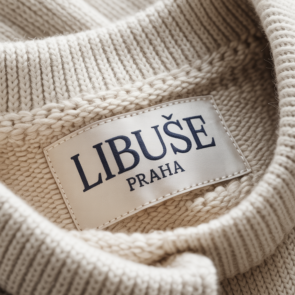 LUCIE - Pletený svetr s V-výstřihem