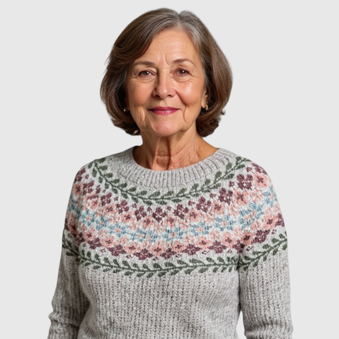 Bridget - Vintage islandský vlněný svetr