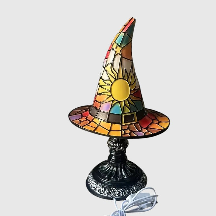 Skleněná Lampa ve Tvaru Čarodějnického Klobouku