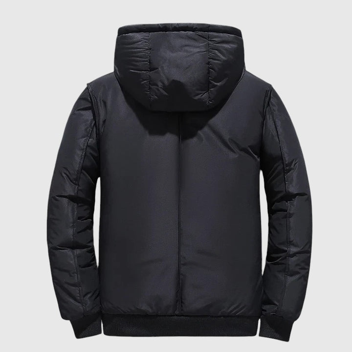 Josef - Prošívaná bunda s kapucí a odolnou úpravou