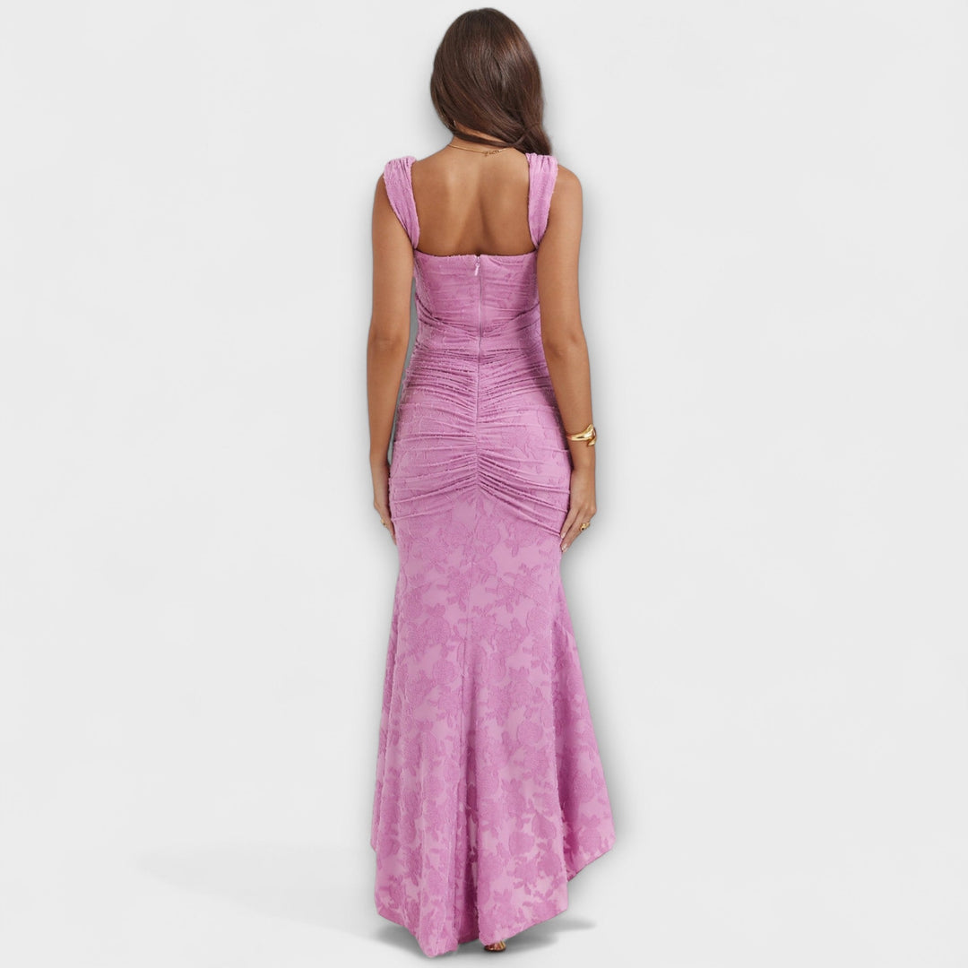 Renske - Dlouhé šaty s elegantním a rafinovaným korzetem