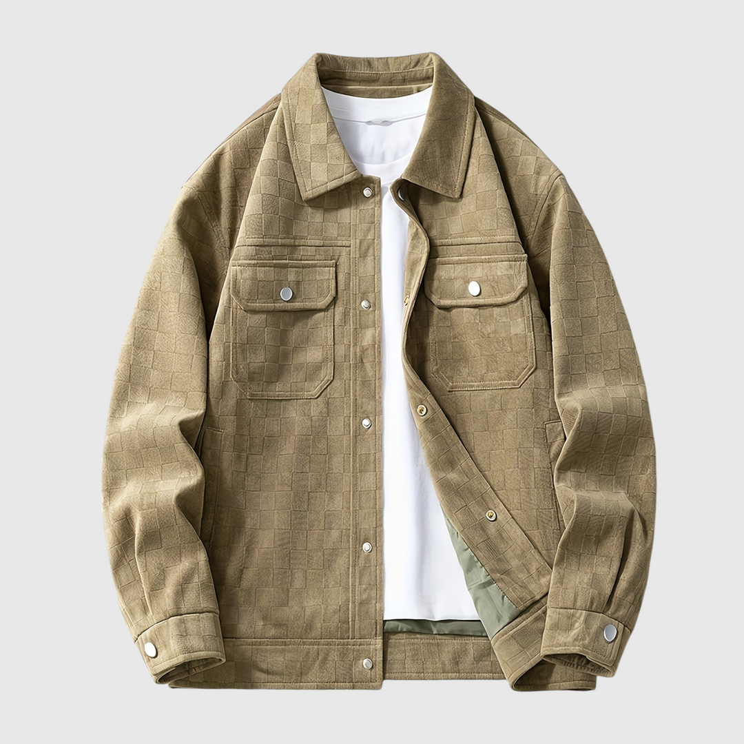 CALDERO - Károvaná Suede Bunda