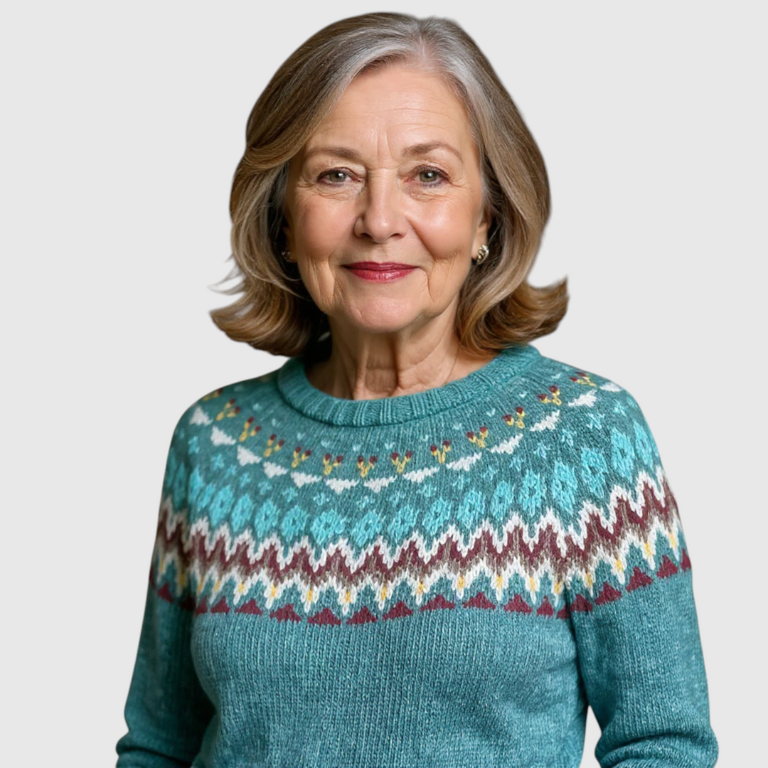 Sofia - Vintage islandský vlněný svetr