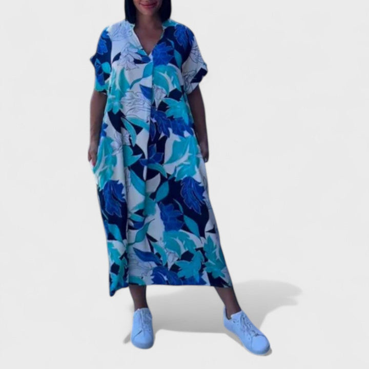 Alena - Elegantní Květinové Šaty