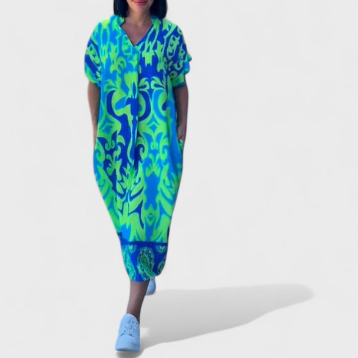 Alena - Elegantní Květinové Šaty