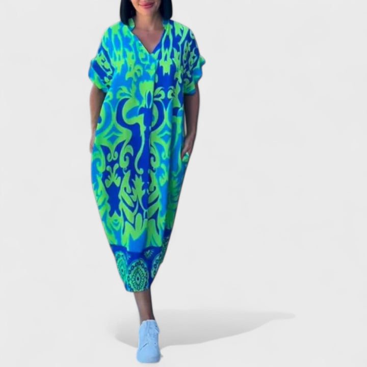 Alena - Elegantní Květinové Šaty