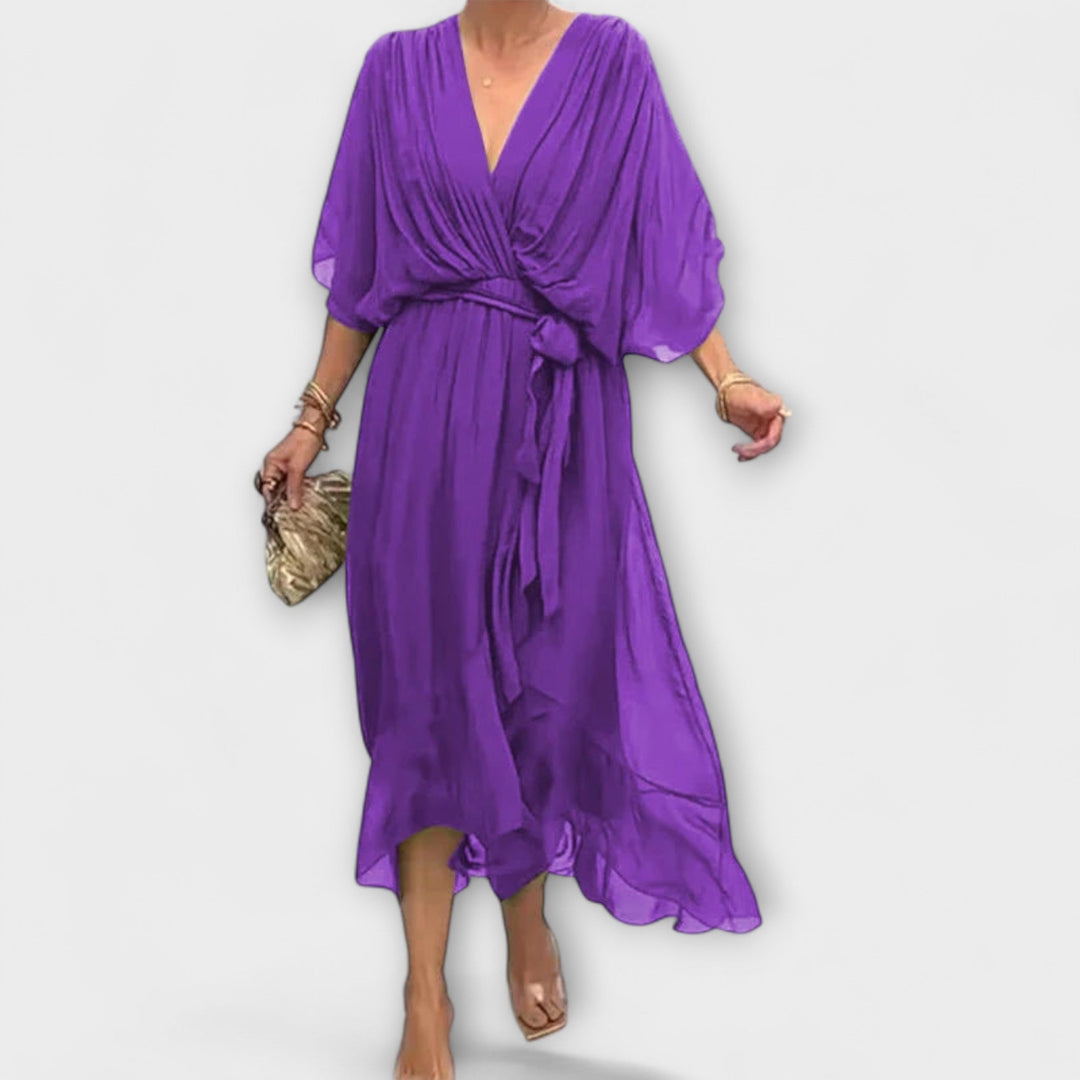 Pavla - Svěží Šaty s Výstřihem do V