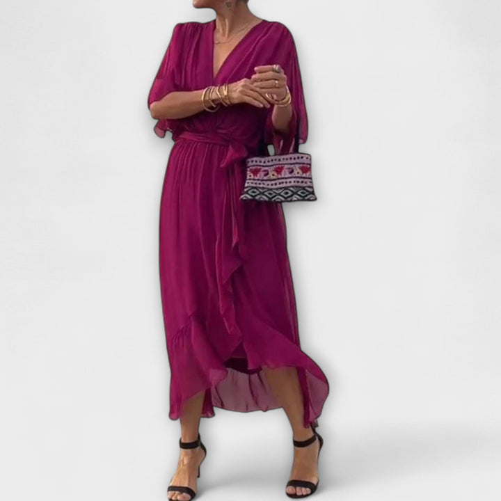 Pavla - Svěží Šaty s Výstřihem do V