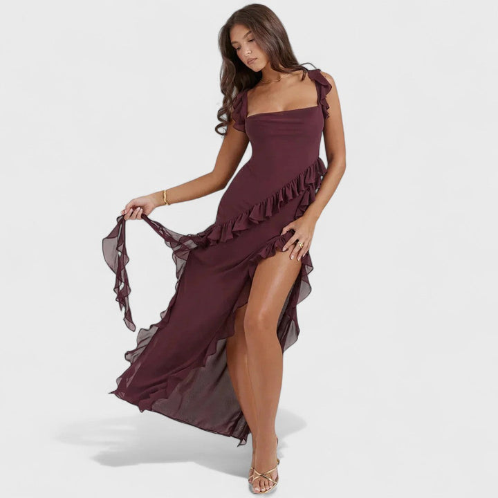 Lara - Elegantní Maxi Šaty