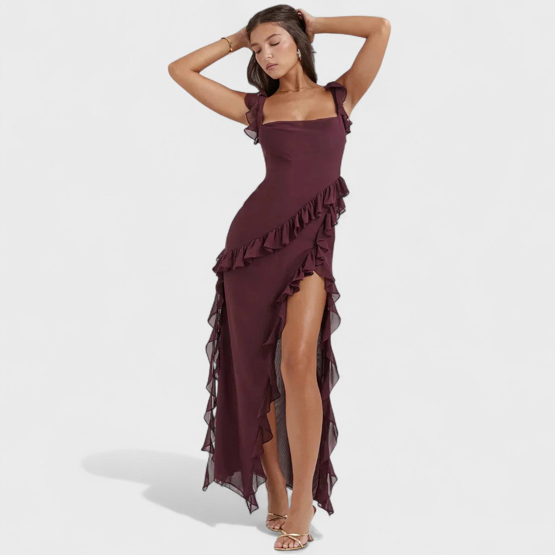 Lara - Elegantní Maxi Šaty