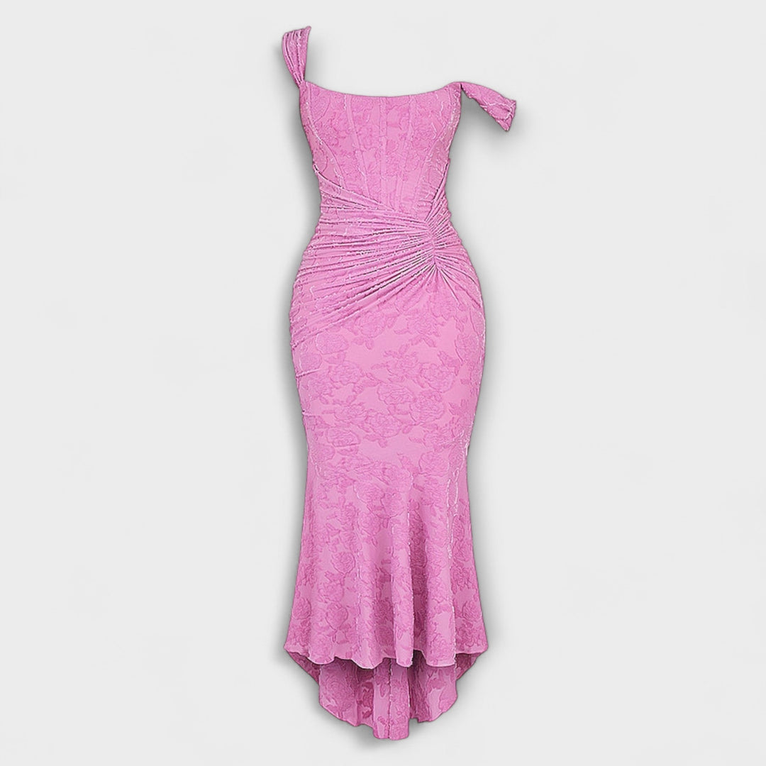 Renske - Dlouhé šaty s elegantním a rafinovaným korzetem