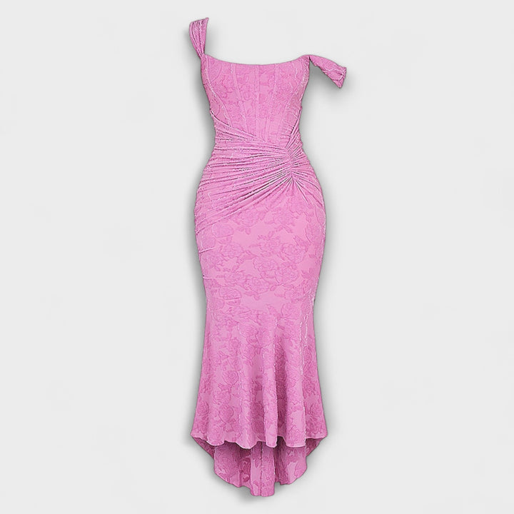 Renske - Dlouhé šaty s elegantním a rafinovaným korzetem