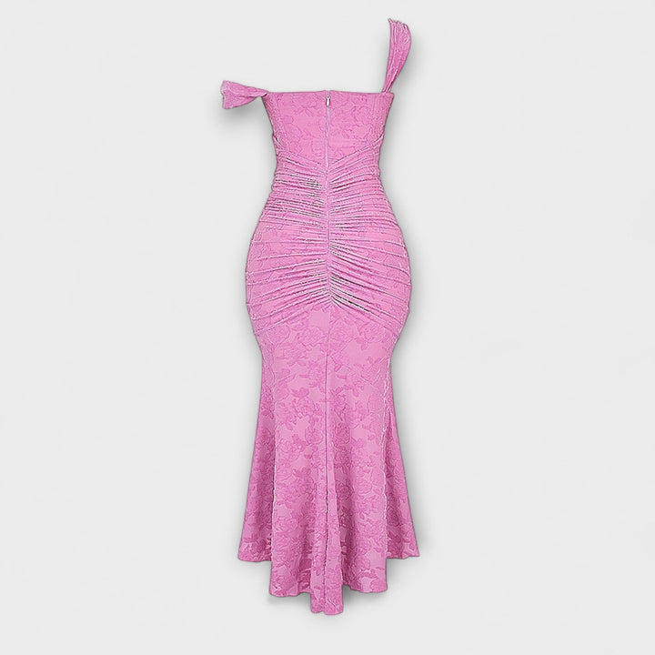 Renske - Dlouhé šaty s elegantním a rafinovaným korzetem