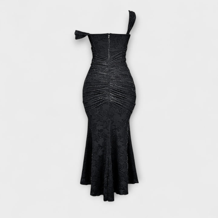 Renske - Dlouhé šaty s elegantním a rafinovaným korzetem