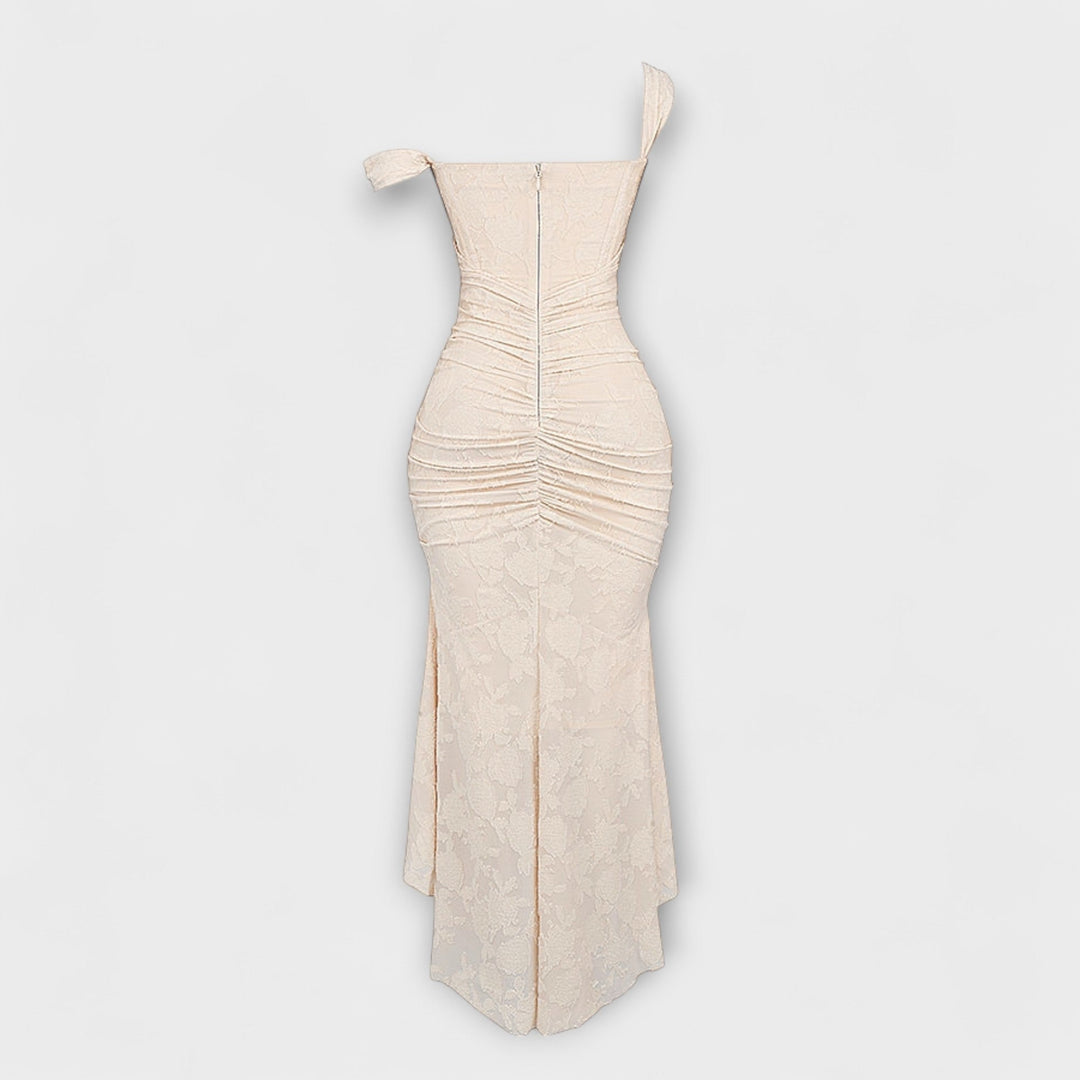 Renske - Dlouhé šaty s elegantním a rafinovaným korzetem