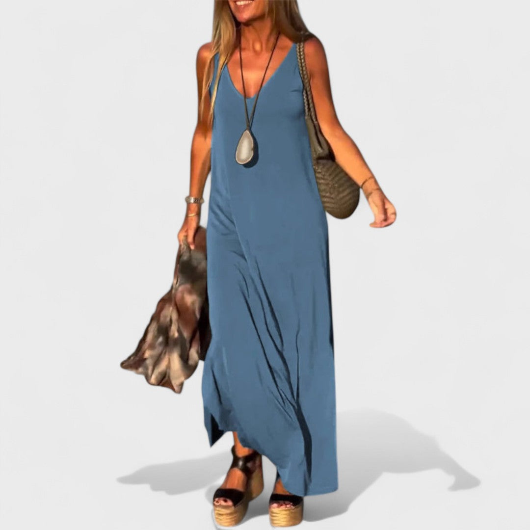 Berta - Svěží Šaty s Tenkými Ramínky