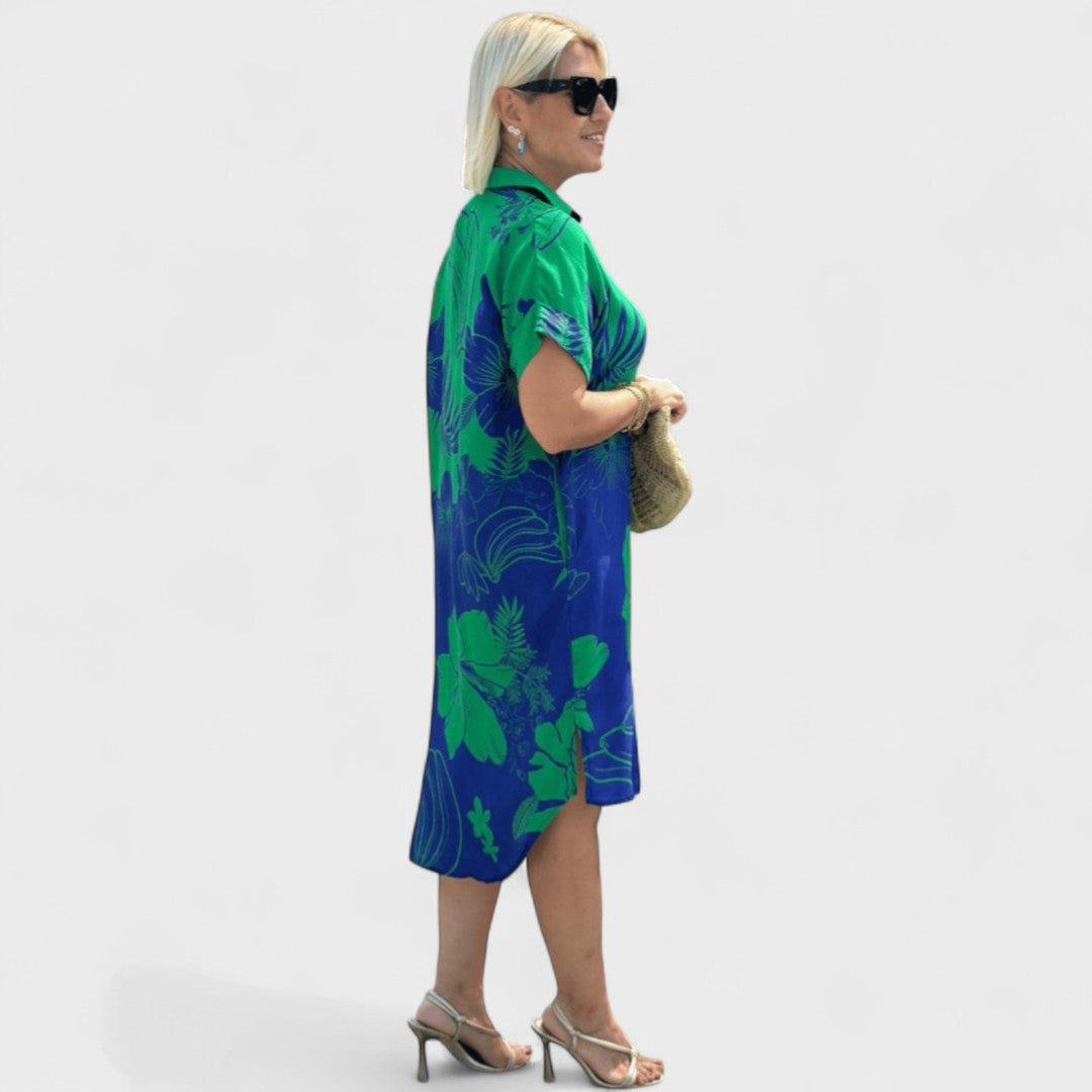 Dagmar - Šaty s Květinovým Potiskem